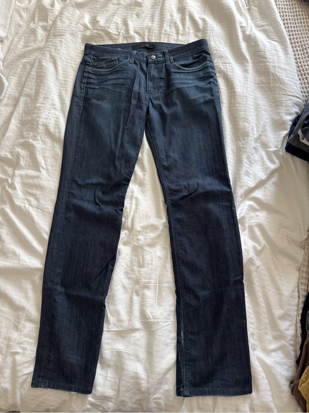 Joe's Jeans Dark Indigo Straight-Leg Jeans